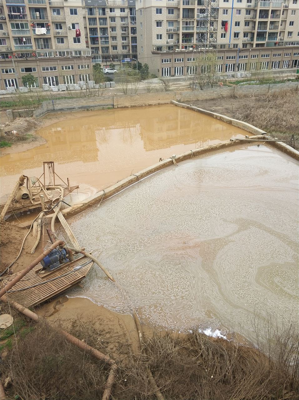 盐边沉淀池淤泥清理-厂区废水池淤泥清淤