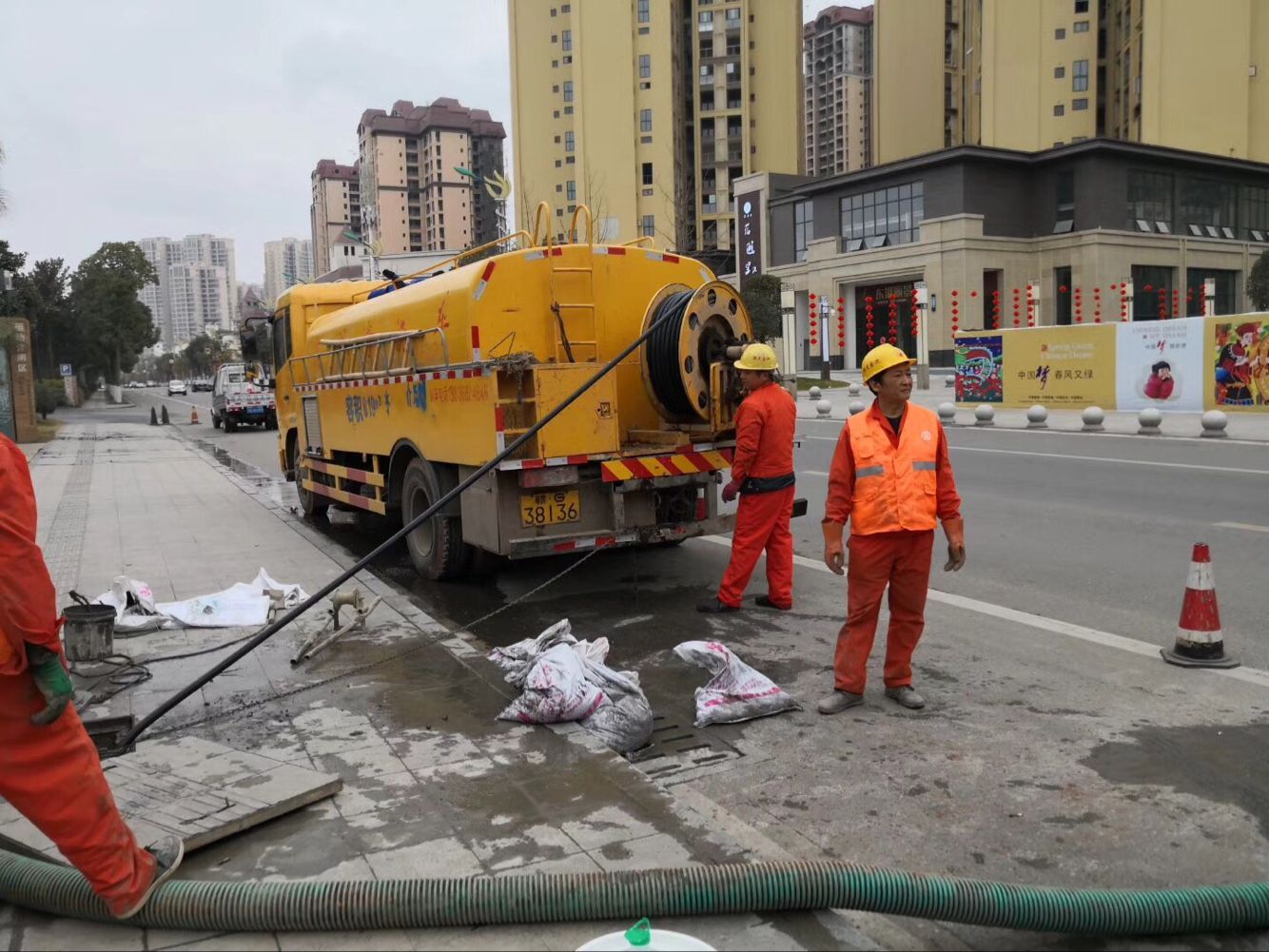 盐边排污管道清淤-管道清洗